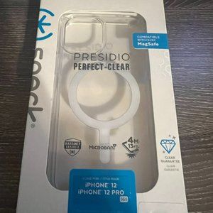 Speck Presidio Perfect-Clear Case with Magsafe for iPhone 12/12 Pro